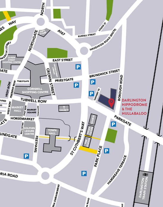 map to town centre car parks