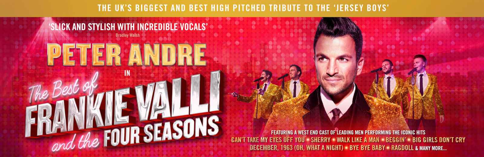 Peter Andre in The Best of Frankie Valli and the Four Seasons