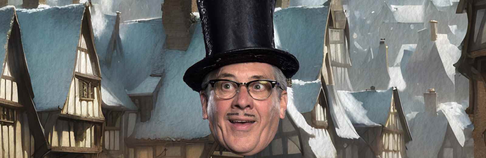 Count Arthur Strong is Charles Dickens in 'A Christmas Carol'